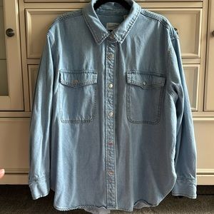 Universal Thread Denim Snap Shirt